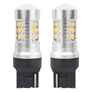 LED CANBUS 3030 24SMD T20 7440 WY21W Amber 12V/24V