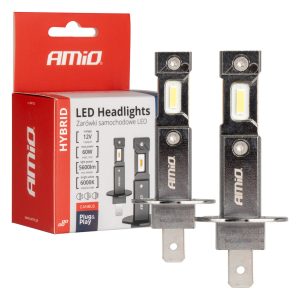 LED-Ajovalopolttimot 2kpl H1 6000K 60W (Canbus)