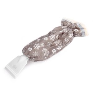 Ice scraper with polar glove