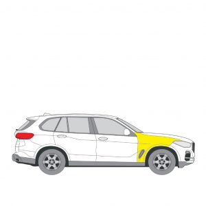 Etulokasuoja oikea BMW X5 (G05/F95) 08/2018-
