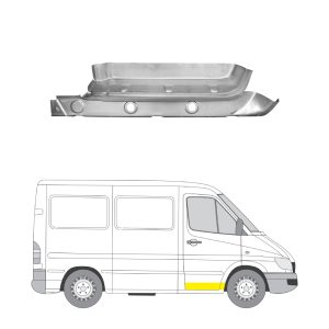 Pohjapelti oikea MB Sprinter/VW LT 1995-2006