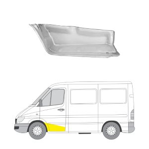 Pohjapelti vasen MB Sprinter/VW LT 1995-2006 (Vahvistettu)