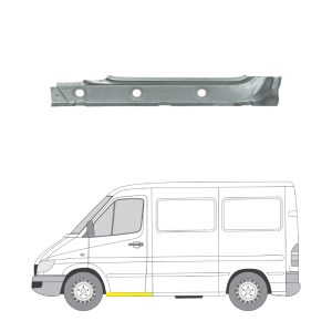 Etuoven helmapelti vasen MB Sprinter/VW LT 1995-2006