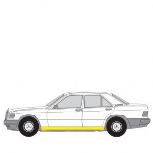 Helmapelti vasen MB C-Sarja (W202/S202) 1993-2001