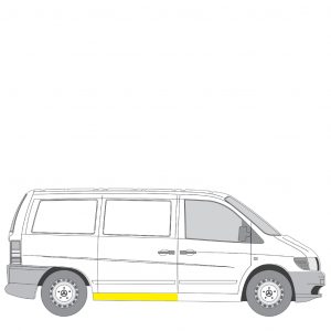 Sivuoven helmapelti MB V-Sarja/Vito (W638) 1996-2003